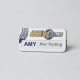 Printed Always Recycled Low Window Name Badge- White