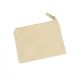Printed Small Natural Cotton Toiletry Bag
