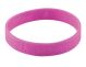 Debossed Silicone Wristband- Pink
