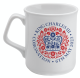 Sparta White Earthenware Mug- Coronation branding