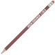 Standard Wooden Pencil with Eraser- Burgundy with printing
