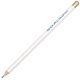 Triside Pencil- White/Gold with printing