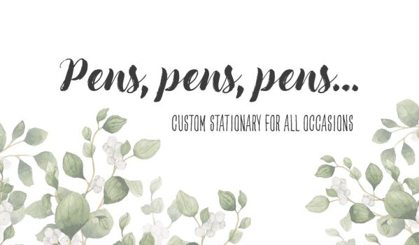 Pens, pens, pens...