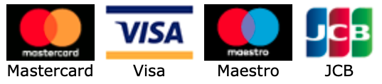 Visa Mastercard Maestro JCB